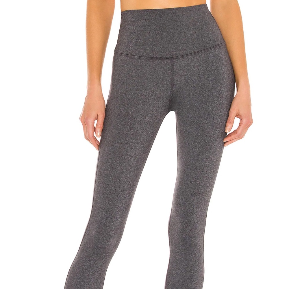 Splits 59 heather grey flare leggings